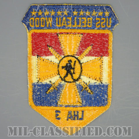 ベロー・ウッド強襲揚陸艦（USS Belleau Wood, LHA-3）[カラー/カットエッジ/パッチ/中古1点物]の画像