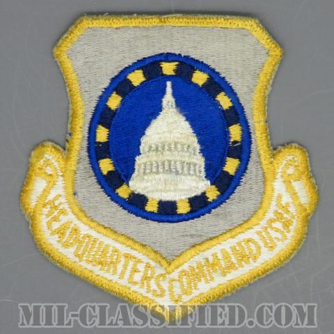 アメリカ空軍本部軍団（Headquarters Command, USAF）[カラー/カットエッジ/パッチ/1点物]の画像