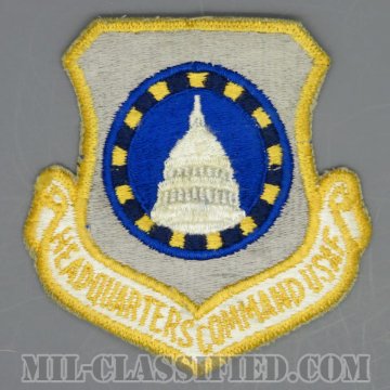 アメリカ空軍本部軍団（Headquarters Command, USAF）[カラー/カットエッジ/パッチ/1点物]の画像