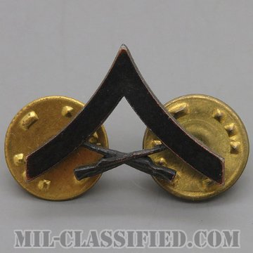 上等兵（Lance Corporal (LCpl)）[サブデュード（ブラックメタル）/海兵隊階級章/バッジ/中古1点物]の画像