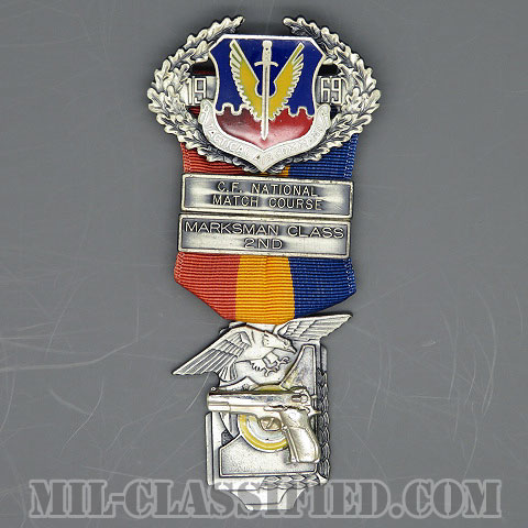 戦術航空軍団 射撃競技大会メダル（TAC, C.F. National Match Course, Marksman Class 2nd）[メダル/1969/中古1点物]の画像