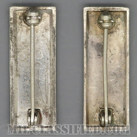 中尉（First Lieutenant (1LT)）[カラー/階級章/バッジ（ピンバック）/ペア（2個1組）/中古1点物]の画像