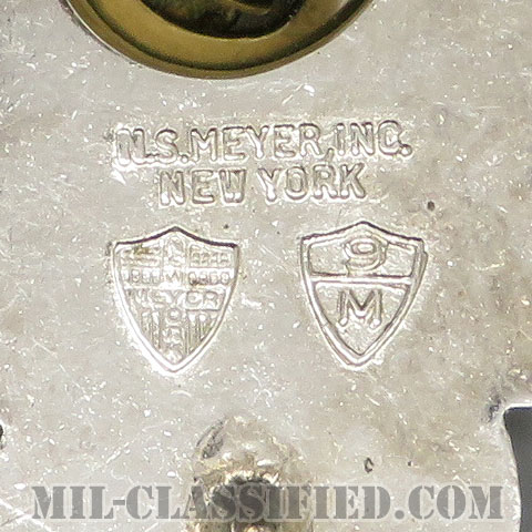 中佐（Lieutenant Colonel (LTC)）[カラー/階級章/1950s/バッジ/中古1点物]の画像