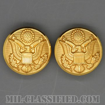 陸軍用ゴールドボタン（ARMY Gold Button, 36 Ligne (23mm・7/8inch)） [ボタン/2個セット/中古1点物]の画像