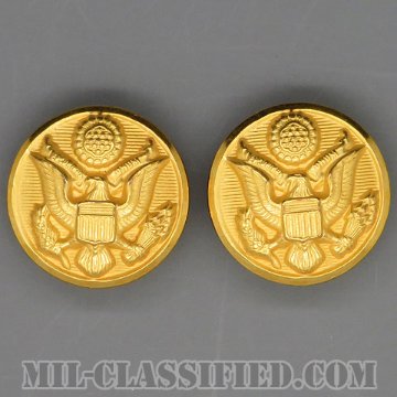 陸軍用ゴールドボタン（ARMY Gold Button, 17 Ligne (10.5mm・7/16inch)） [ボタン/2個セット/中古1点物]の画像