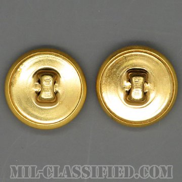 陸軍用ゴールドボタン（ARMY Gold Button, 17 Ligne (10.5mm・7/16inch)） [ボタン/2個セット/中古1点物]の画像