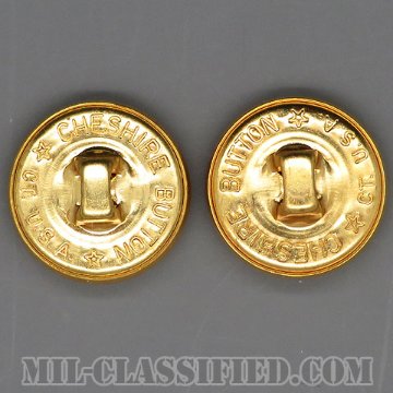 陸軍用ゴールドボタン（ARMY Gold Button, 17 Ligne (10.5mm・7/16inch)） [ボタン/2個セット/中古1点物]の画像