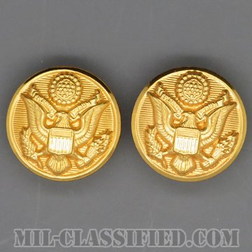 陸軍用ゴールドボタン（ARMY Gold Button, 17 Ligne (10.5mm・7/16inch)） [ボタン/2個セット/中古1点物]の画像