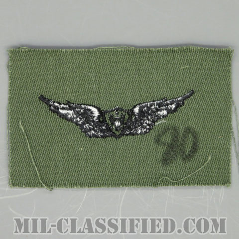 航空機搭乗員章 (ベーシック・エアクルー)（Army Aviation Badge (Aircrew), Basic）[サブデュード/1960s/コットン100％/パッチ/1点物]の画像