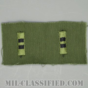 准尉 (CW2)（Chief Warrant Officer 2）[サブデュード/階級章（1972-）/コットン100％/パッチ/ペア（2枚1組）/1点物]の画像