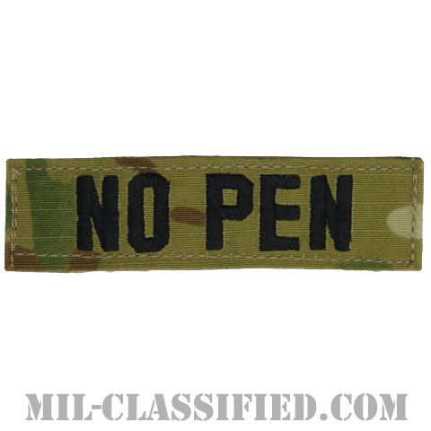 NO PEN（抗生物質ペニシリン使用不可） [OCP/ブラック刺繍/血液型テープ/ベルクロ付パッチ]の画像