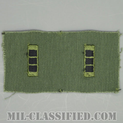 准尉 (CW3)（Chief Warrant Officer 3）[サブデュード/階級章（1972-）/コットン100％/パッチ/ペア（2枚1組）/1点物]の画像