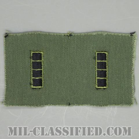 准尉 (CW4)（Chief Warrant Officer 4）[サブデュード/階級章（1972-）/コットン100％/パッチ/ペア（2枚1組）/1点物]の画像