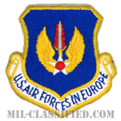 在欧アメリカ空軍（Air Forces In Europe Command）[カラー/カットエッジ/パッチ]の画像