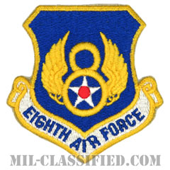 第8空軍（Eighth Air Force）[カラー/カットエッジ/パッチ]の画像