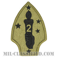第2海兵師団（2nd Marine Division）[OCP/メロウエッジ/ベルクロ付パッチ]の画像