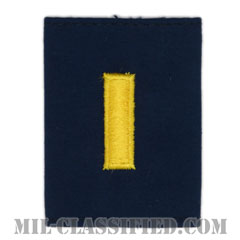 少尉（Ensign）[沿岸警備隊/ゴアテックスパーカー用スライドオン階級章]の画像