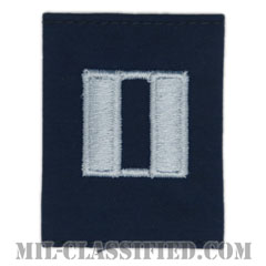 大尉（Lieutenant）[沿岸警備隊/ゴアテックスパーカー用スライドオン階級章]の画像