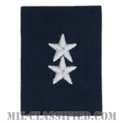 少将 (上級少将)（Rear Admiral Upper Half (RADM)）[沿岸警備隊/ゴアテックスパーカー用スライドオン階級章]の画像