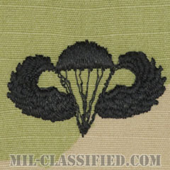 空挺章 (ベーシック)（Parachutist Badge, Basic）[OCP（3C）/パッチ]の画像