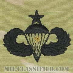 戦闘空挺章 (シニア) 降下1回（Combat Parachutist Badge, Senior, One Jump）[OCP（3C）/パッチ]の画像