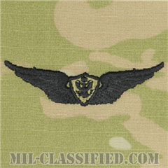 航空機搭乗員章 (ベーシック・エアクルー)（Army Aviation Badge (Aircrew), Basic）[OCP（3C）/パッチ]の画像