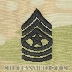 上級曹長（Sergeant Major (SGM)）[OCP（3C）/階級章/キャップ・チェスト用縫い付けパッチ]の画像