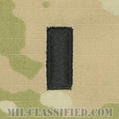 中尉（First Lieutenant (1LT)）[OCP（3C）/階級章/キャップ・チェスト用縫い付けパッチ]の画像