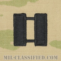 大尉（Captain (CPT)）[OCP（3C）/階級章/キャップ・チェスト用縫い付けパッチ]の画像