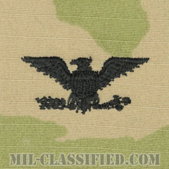 大佐（Colonel (COL)）[OCP（3C）/階級章/キャップ・チェスト用縫い付けパッチ]の画像