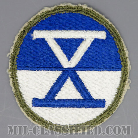 第10軍団（10th Corps）[カラー/カットエッジ/パッチ/中古1点物]の画像