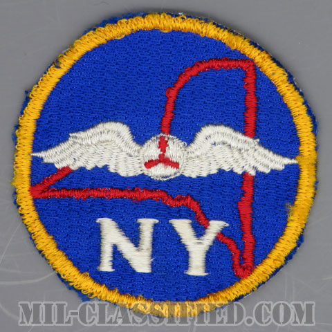 民間航空パトロール ニューヨーク航空団（New York Wing, Civil Air Patrol (CAP)）[カラー/カットエッジ/パッチ/1点物]の画像