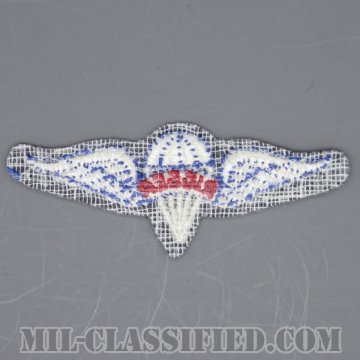 パラシュート整備士 (パラシュートリガー)（Parachute Rigger Badge）[カラー/カットエッジ/パッチ/1点物]の画像