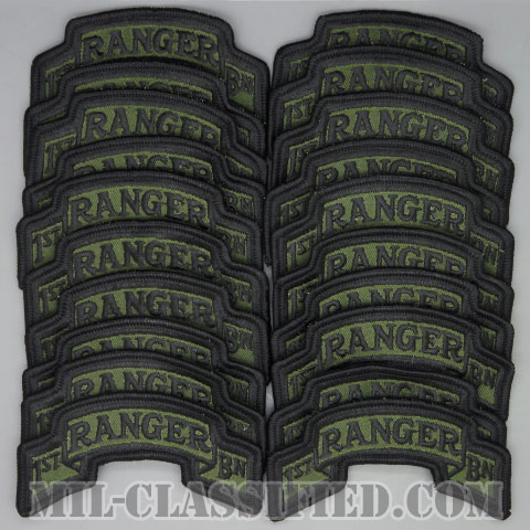 【SALE】第75レンジャー連隊第1大隊（1st Battalion, 75th Ranger Regiment）[サブデュード/メロウエッジ/パッチ/20枚セット]の画像
