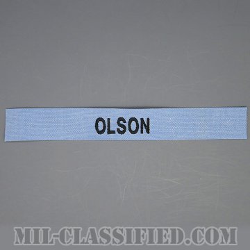 OLSON [シャンブレーシャツ用/海軍ネームテープ/生地テープパッチ]の画像