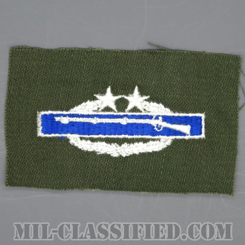 戦闘歩兵章 (サード)（Combat Infantryman Badge (CIB), Third Award）[カラー/パッチ/1点物]の画像