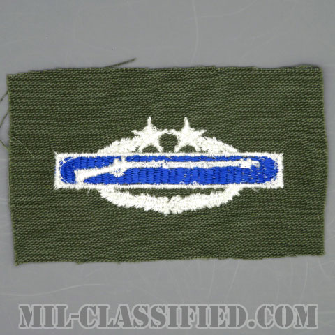 戦闘歩兵章 (サード)（Combat Infantryman Badge (CIB), Third Award）[カラー/パッチ/1点物]の画像