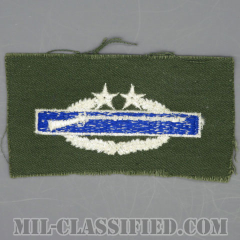戦闘歩兵章 (サード)（Combat Infantryman Badge (CIB), Third Award）[カラー/パッチ/1点物]の画像