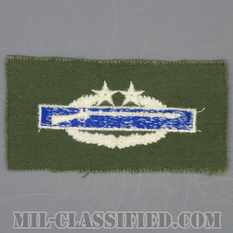 戦闘歩兵章 (サード)（Combat Infantryman Badge (CIB), Third Award）[カラー/パッチ/1点物]の画像