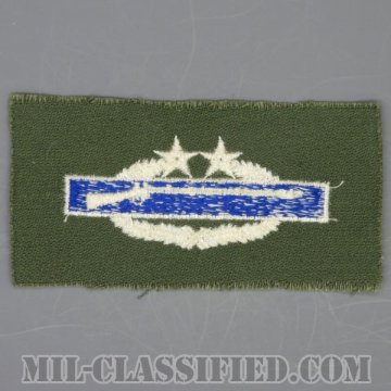 戦闘歩兵章 (サード)（Combat Infantryman Badge (CIB), Third Award）[カラー/パッチ/1点物]の画像
