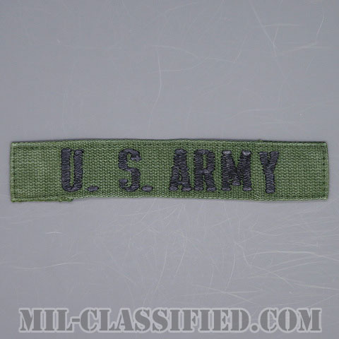 U.S.ARMY [サブデュード/コットンテープ/ネームテープ/パッチ/中古1点物]の画像