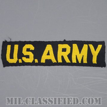 U.S.ARMY [カラー/機械織り/ネームテープ/パッチ/中古1点物]の画像