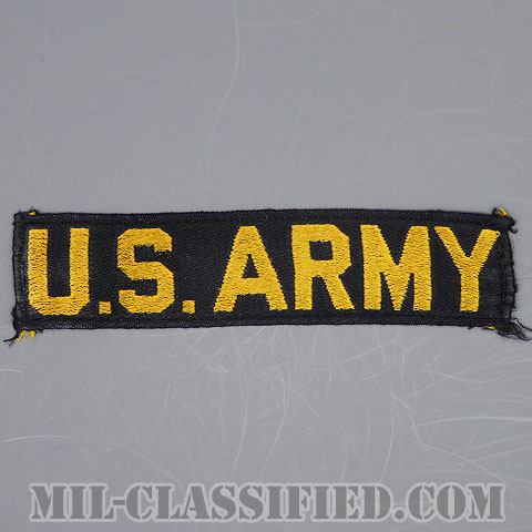 U.S.ARMY [カラー/機械織り/ネームテープ/パッチ/中古1点物]の画像