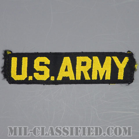 U.S.ARMY [カラー/機械織り/ネームテープ/パッチ/中古1点物]の画像
