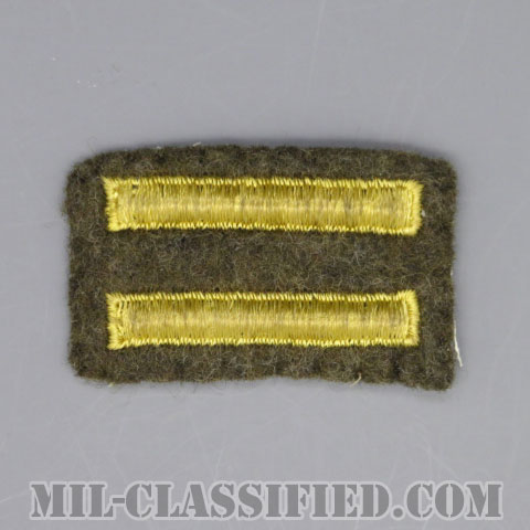 海外勤務(派遣)章 2連(勤続1年)（Overseas Service Bar）[ウール・フェルト生地/パッチ/中古1点物]の画像