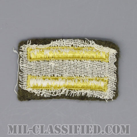 海外勤務(派遣)章 2連(勤続1年)（Overseas Service Bar）[ウール・フェルト生地/パッチ/中古1点物]の画像