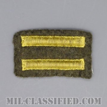 海外勤務(派遣)章 2連(勤続1年)（Overseas Service Bar）[ウール・フェルト生地/パッチ/中古1点物]の画像