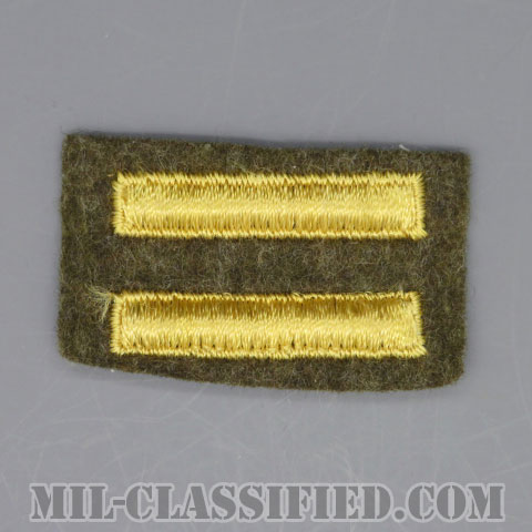 海外勤務(派遣)章 2連(勤続1年)（Overseas Service Bar）[ウール・フェルト生地/パッチ/中古1点物]の画像