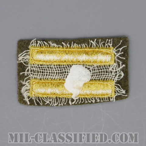 海外勤務(派遣)章 2連(勤続1年)（Overseas Service Bar）[ウール・フェルト生地/パッチ/中古1点物]の画像