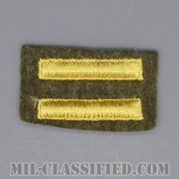 海外勤務(派遣)章 2連(勤続1年)（Overseas Service Bar）[ウール・フェルト生地/パッチ/中古1点物]の画像